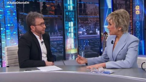 Julia Otero durante su visita a El Hormiguero