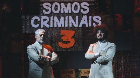 Xosé Antonio Touriñán y Carlos Blanco en «Somos criminais 3».