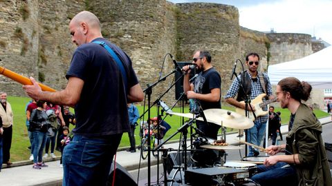 Wicked World en un concierto en Lugo.