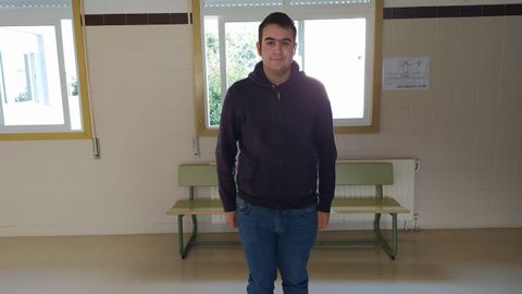 Inácio Suárez Camiña, alumno del IES Aquis Celenis de Caldas, que representará a Galicia en la fase nacional de la Olimpiada Matemática Española