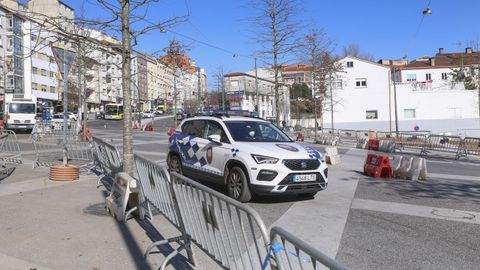El cruce de Concheiros ha pasado a convertirse en una plaza de 6.000 metros cuadrados