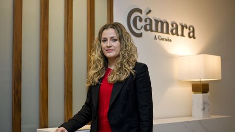 Romyna Fraga, responsable del Programa de Apoyo Empresarial a las Mujeres (PAEM) de la Cámara de Comercio de A Coruña