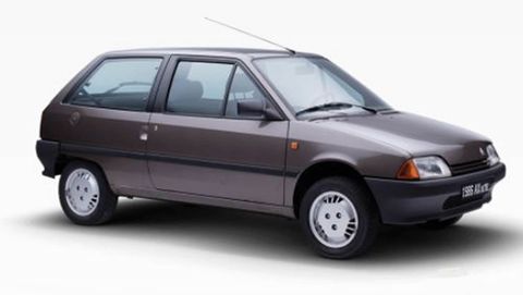 CITRÖEN AX (1986). El objetivo de este coche fue dar un salto con respecto a sus antecesores en el tema de la eficiencia.