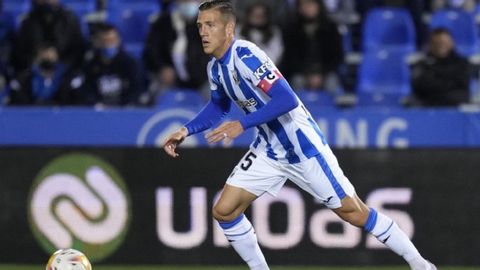 Rodrigo Tarín, con el Leganés