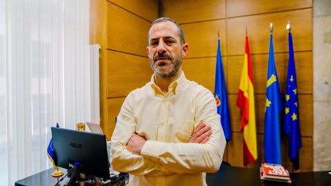 El alcalde de Siero, Ángel García