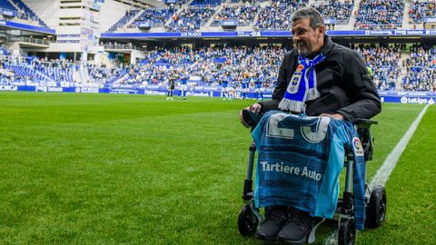 Juan Carlos Unzué, en el Carlos Tartiere