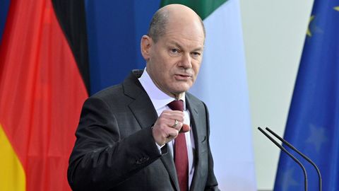 El canciller alemán, Olaf Scholz