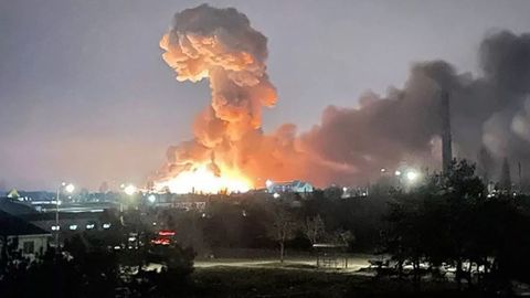Explosion en Kiev.