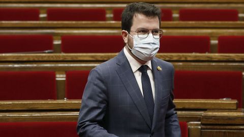 Pere Aragonès, presidente de la Generalitat
