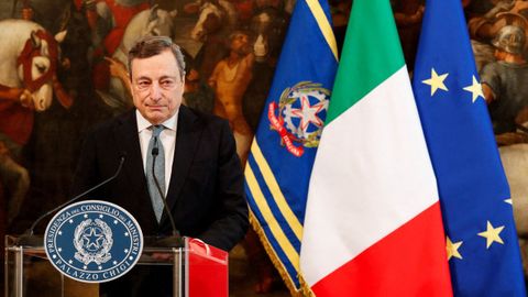 El primer ministro italiano, Mario Draghi, en una imagen de archivo