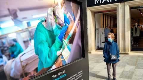 Exposición fotográfica sobre el confinamiento en la calle Príncipe de Vigo