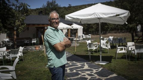José Manuel Méndez, responsable de la granja escuela A Capilla (Ourense)