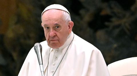 El Papa Francisco, en la audiencia general de hoy.