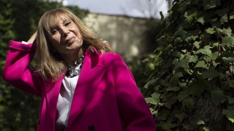 La escritora y periodista Pilar Eyre en la presentación de su libro Cuando éramos ayer, en Barcelona