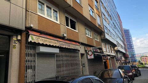Incendio en la avenida Concordia, A Coruña