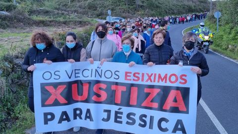 La muerte de Jessica Méndez, en la que esta implicado un vecino que la acosaba, causó una oleada de indignación en Galicia