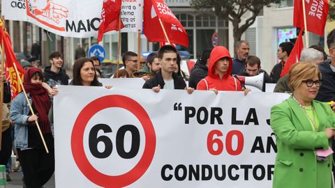 Manifestación del 1 de Mayo de UGT y CCOOO en A Coruña
