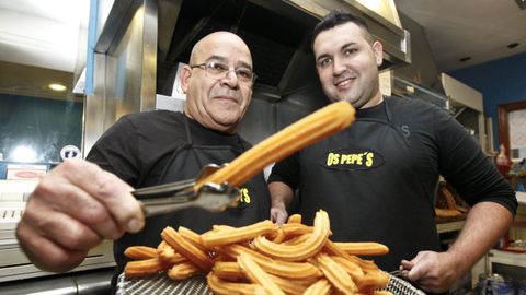 Churrería Os Pepes, en Lugo