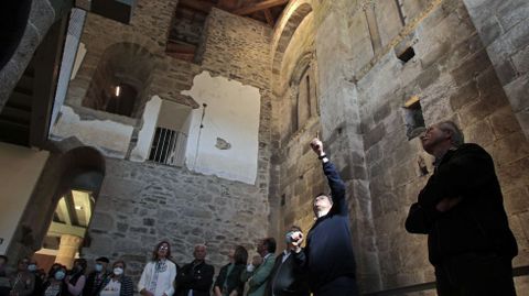 La Xunta mostró ayer el resultado de la transformación en albergue para peregrinos de la casa rectoral de Diomondi, en O Saviñao