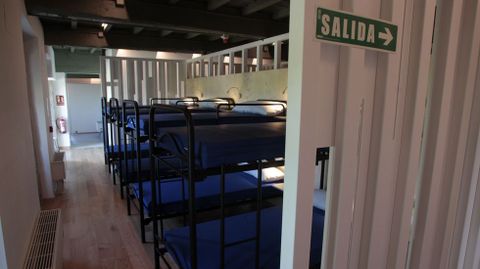 Las 34 plazas están en camas tipo litera