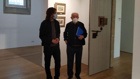 Inauguración de la exposición de acuarelas de Antonio Rivas Prol