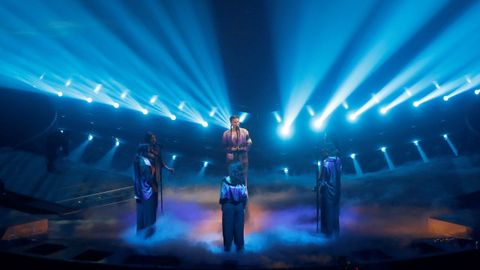 Maro, de Portugal, con su delicada canción «Saudade». Eurovisión
