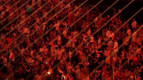 Público en Turín en la final de Eurovisión