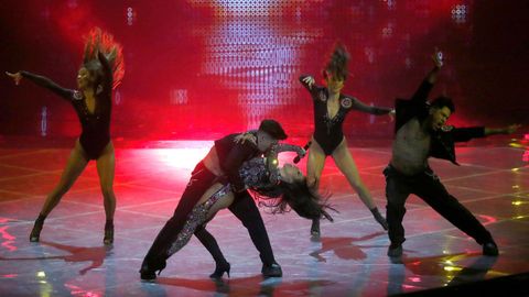 Chanel, en la final de Eurovisión