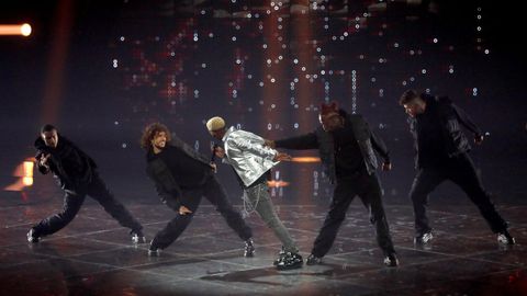 Bélgica, en la final de Eurovisión