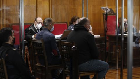 Una de las sesiones del juicio por el crimen de Fernando Iglesias Espiño, que se ha celebrado en la Audiencia provincial de Ourense