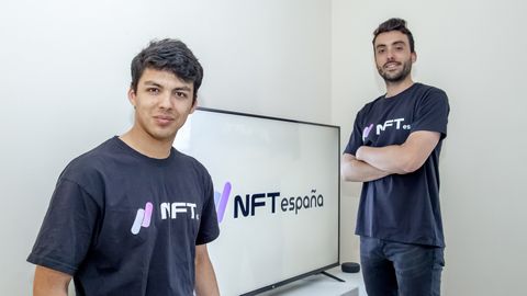  Martín Agudo y Mario Fueyo fundadores de NFTespaña 