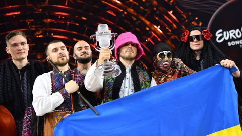 Los ucranianos Kalush Orchestra, ganadores de Eurovisión 2022