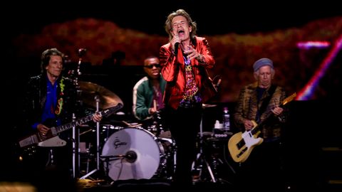 El vocalista y cofundador de Rolling Stones, Mick Jagger, en el concierto en el Wanda Metropolitan de Madrid