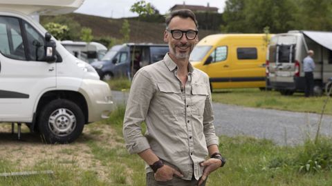 Ton Vidal abrió en San Marcos un área para caravanas, autocaravanas y furgonetas campers