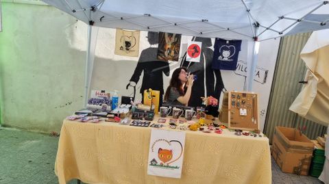La Feira de Artesanía está en la rúa Real