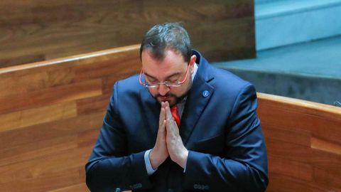 El presidente del Principado, Adrián Barbón