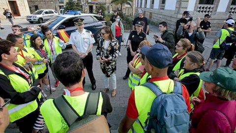 LA POLICA NACIONAL ACOMPAA UN TRAMO DEL CAMINO DE SANTIAGO A LOS SPECIAL OLYMPICS