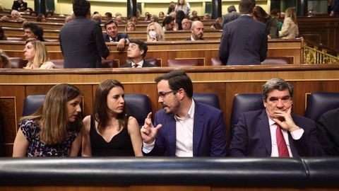 Belarra, Montero, Garzón y Escrivá