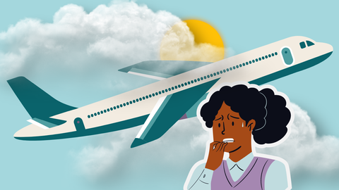 La aerofobia es el miedo a volar en avión que afecta a muchas personas.
