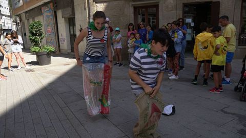 Imágenes del Maratason infantil de la Festa da Dorna de Ribeira
