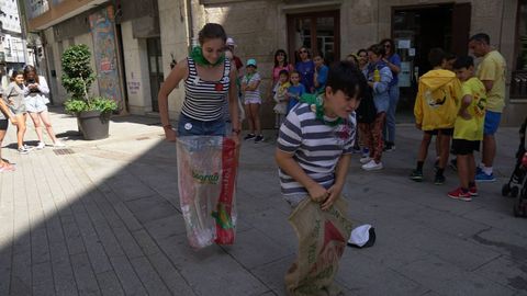 Imgenes del Maratason infantil de la Festa da Dorna de Ribeira