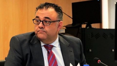 El director del Servicio Canario de Salud, Conrado Domínguez, el pasado 20 de julio