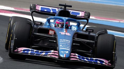 Fernando Alonso, en el circuito de Le Castellet