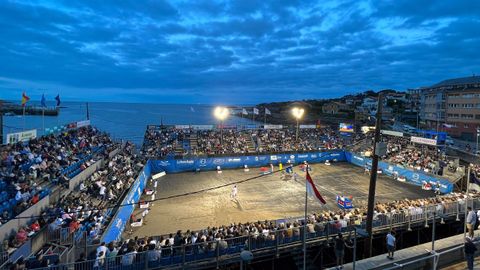 Las instalaciones del Torneo Tenis-Playa de Luanco