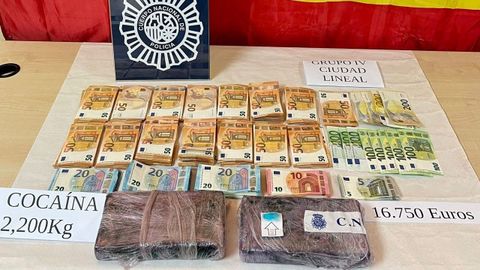 El material incautado al joven por los agentes de policía