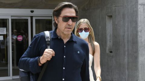 Luis Lorenzo y Arancha Surez a la salida de los juzgados el pasado junio.
