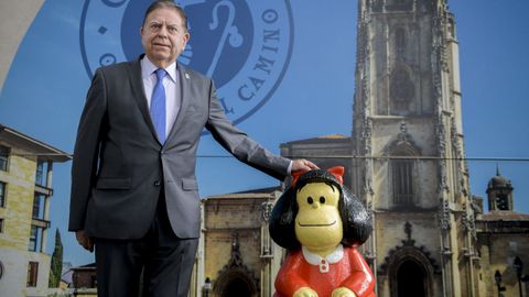 El alcalde de Oviedo, Alfredo Canteli, visita la Feria Internacional de Muestras de Asturias