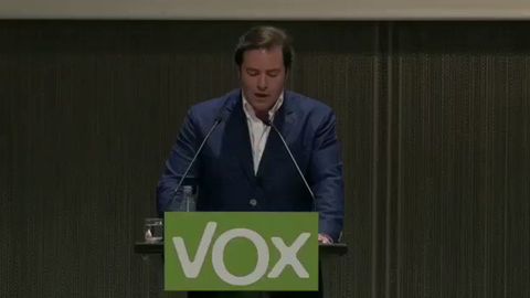 Juan Fernández Baños, candidato de Vox por Asturias al Senado en 2019