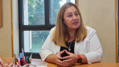 La consejera de Educación, Lydia Espina
