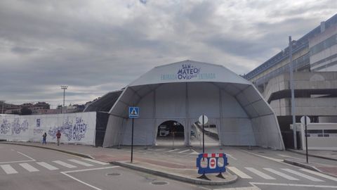 Carpa de conciertos en La Ería de San Mateo 2022